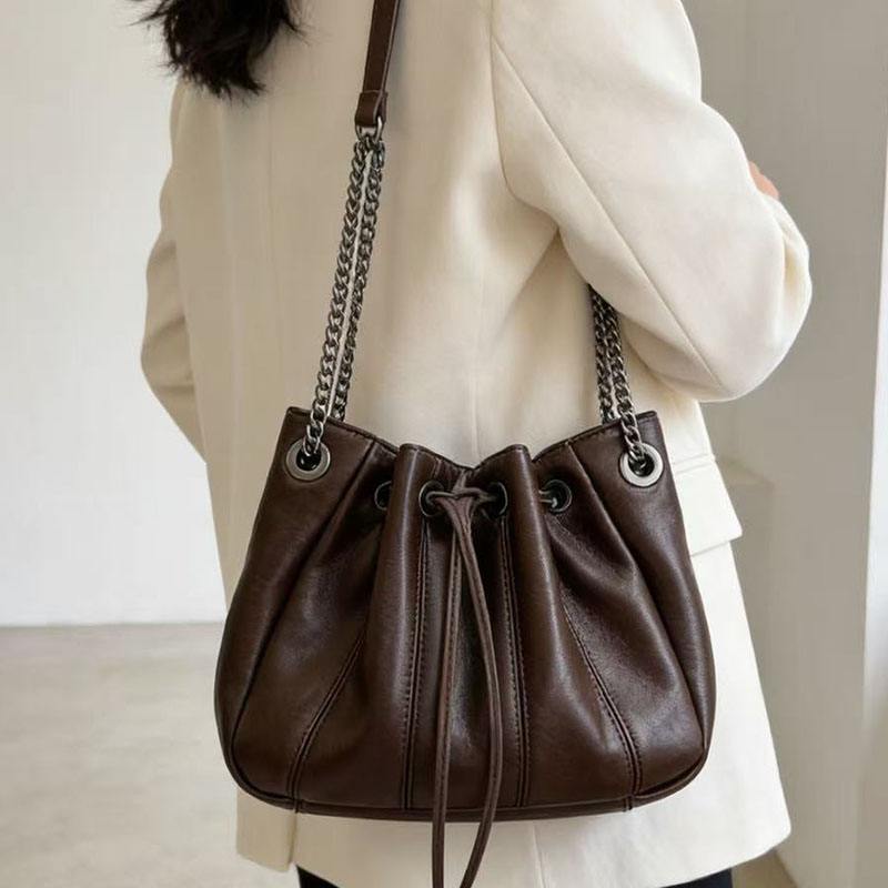 Luxury Quilted Bags - Sac seau tendance à cordon de