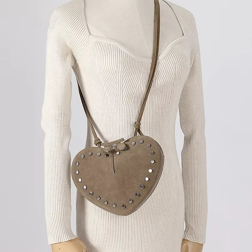 Wristlet Wallet Zipper - Sac bandoulière vintage en faux daim