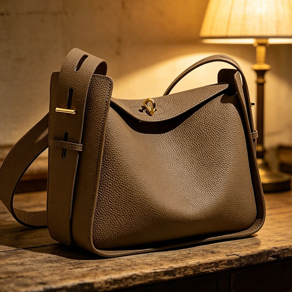 Luxury Bags On Sale - Sacs à bandoulière larges en cuir
